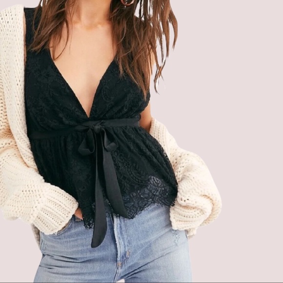 Free People Chante Lace Tank - Picture 1 of 6